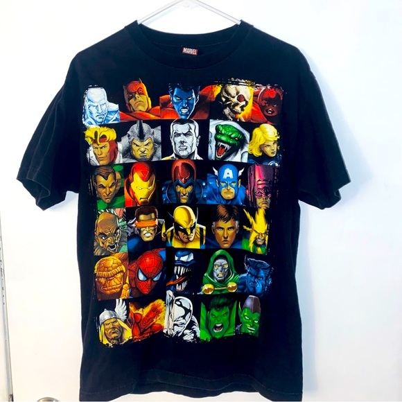 Vintage Marvel Character Tee Medium - Picture 1 of 5